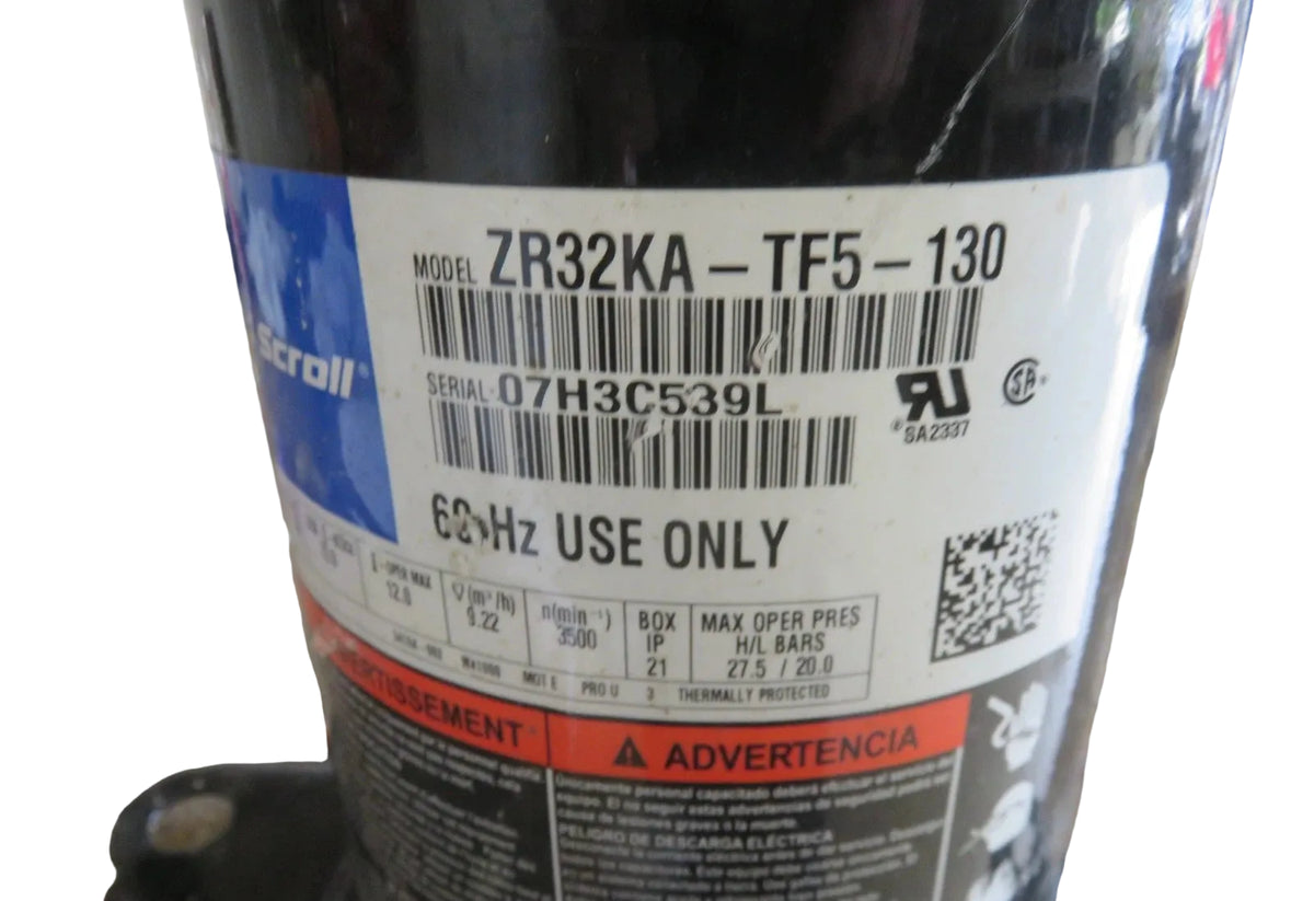 ZR32KA-TF5-130 Genuine Copeland Scroll Compressor