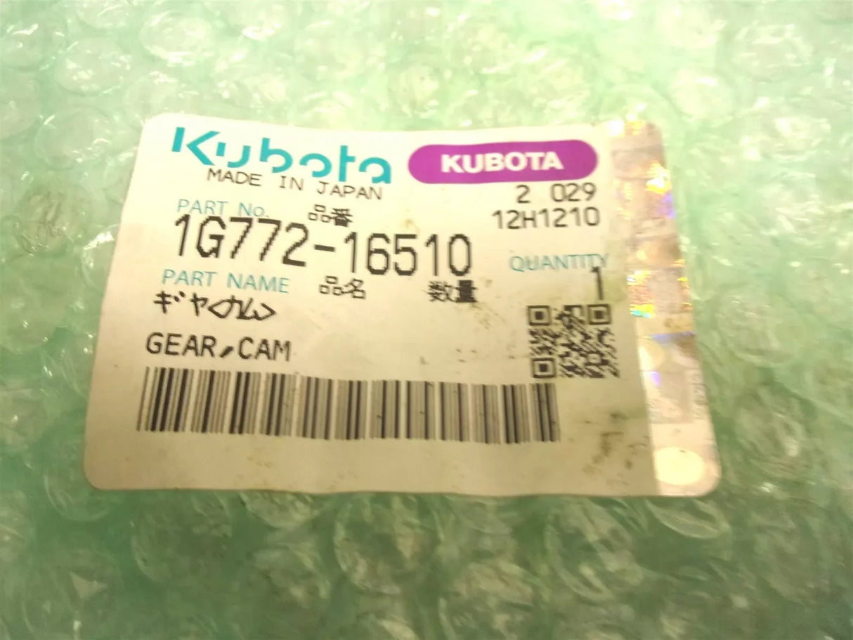 1G772-16510 Kubota Camshaft Gear - Truck To Trailer