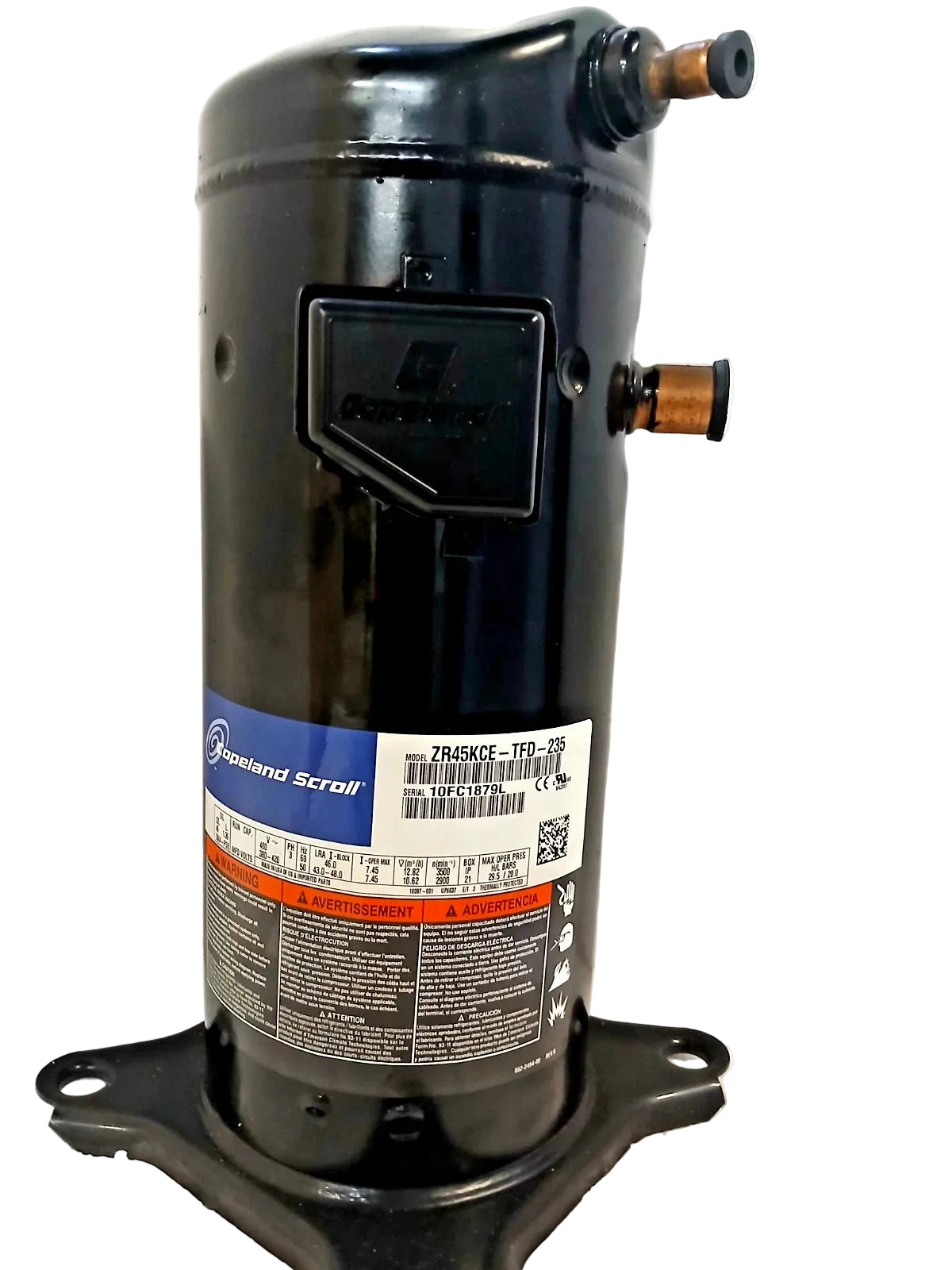 ZR45KCE-TFD-235 Genuine Copeland Scroll Compressor