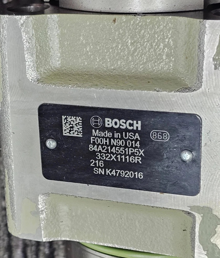 F00H.N90.014 Genuine Bosch Locomotive Fuel Injection Pump