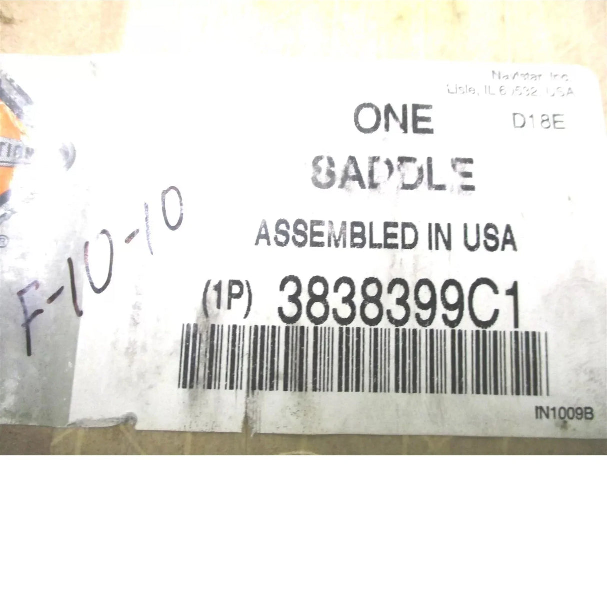 3838399C1 International Addle Clamp Bracket – Truck To Trailer