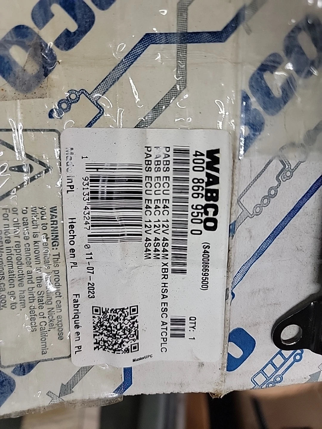 4008669500 Genuine Wabco ECU ABS Control Module