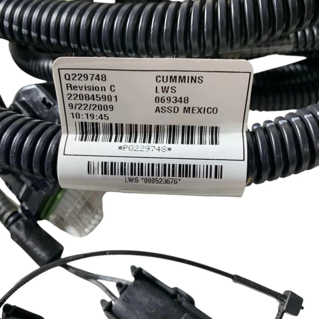 Q229748 Cummins Engine Wire Harness - Truck To Trailer
