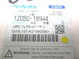1J050-18944  Genuine Kubota Catalyst Kit