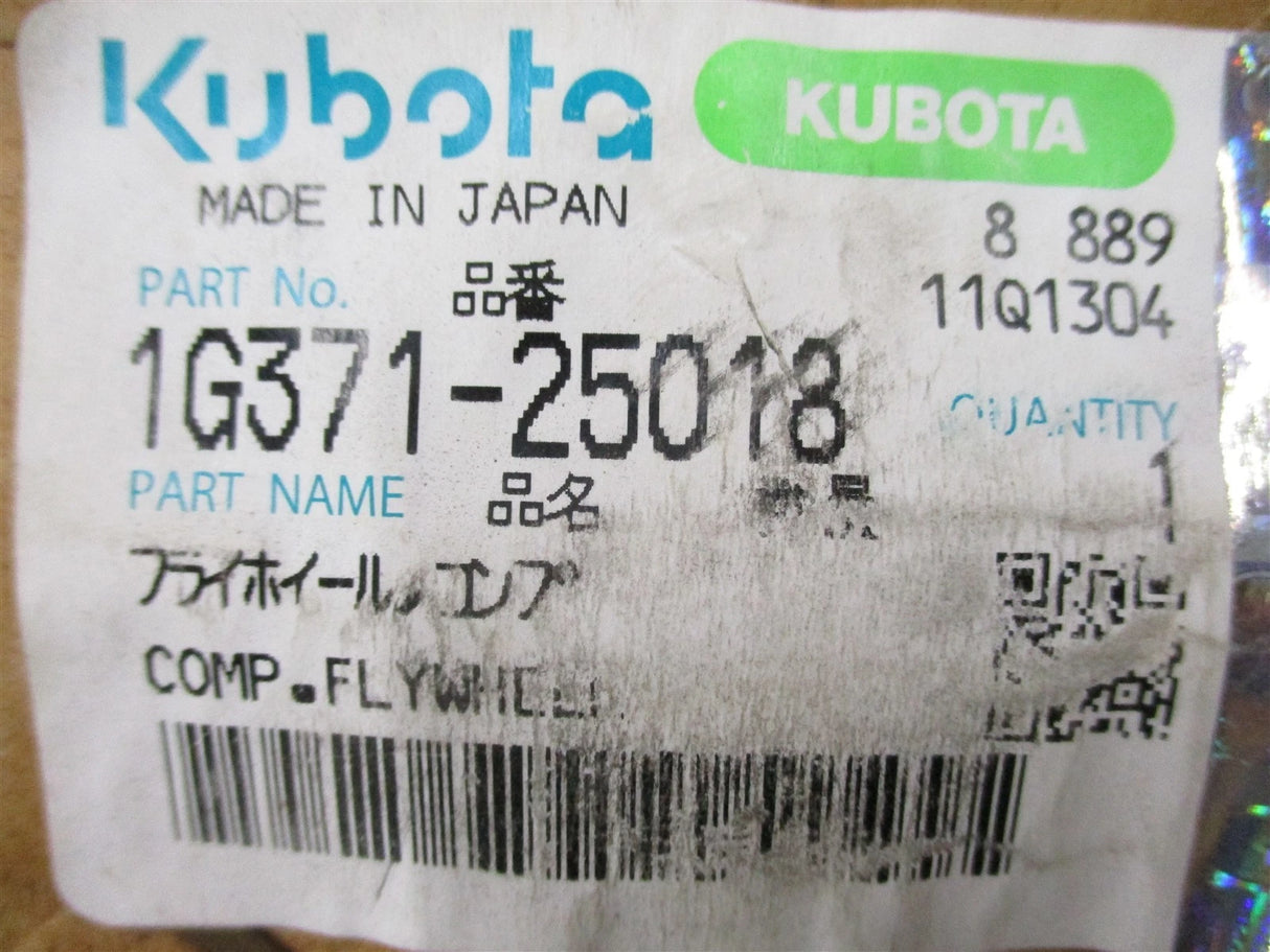 1G371-25018 Genuine Kubota Comp Flywheel