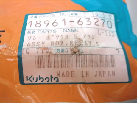 18961-63270 Kubota Relay Box - Truck To Trailer