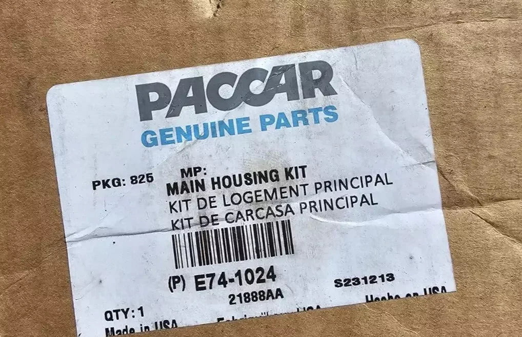 E74-1024 Genuine Paccar Main Housing Kit - Truck To Trailer