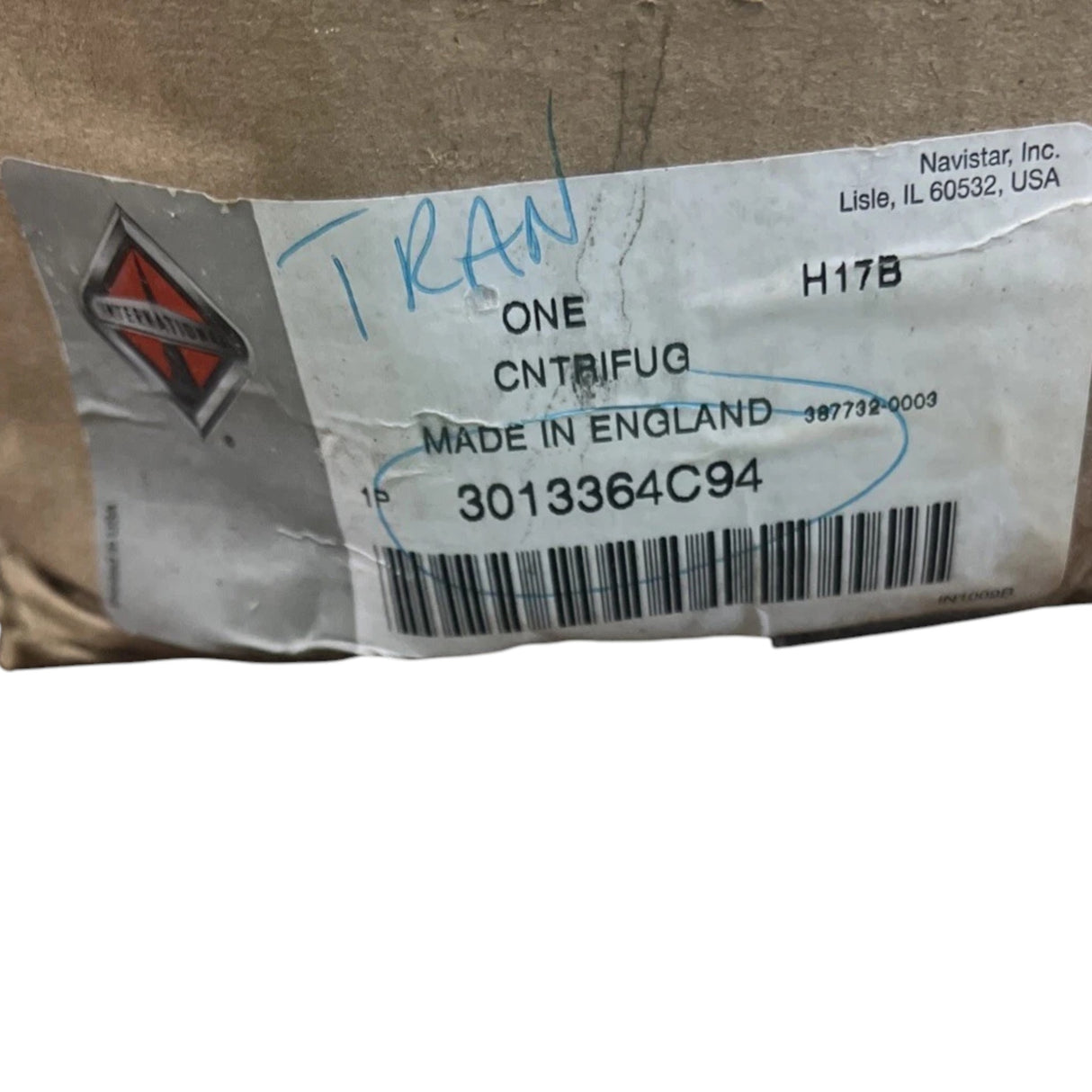 3013364C91 Genuine International Centrifuge Assembly
