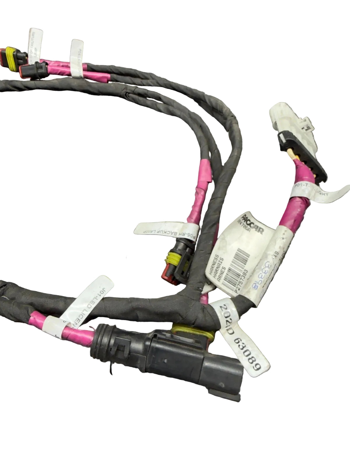 P929425003 Genuine Paccar Harness Tail Lights
