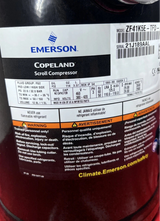 ZF41K5E-TFD-260 Genuine Copeland Scroll Compressor