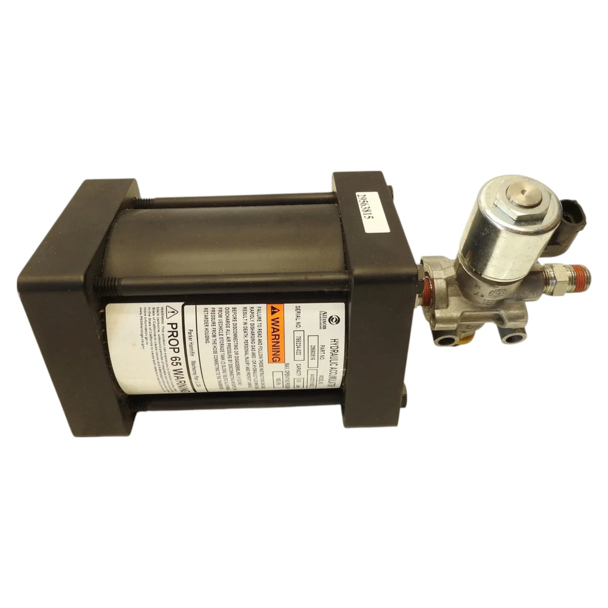 29563815 Genuine Allison Hydraulic Accumulator - Truck To Trailer