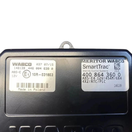 S400-864-360-0 Wabco Engine Control Unit - Truck To Trailer