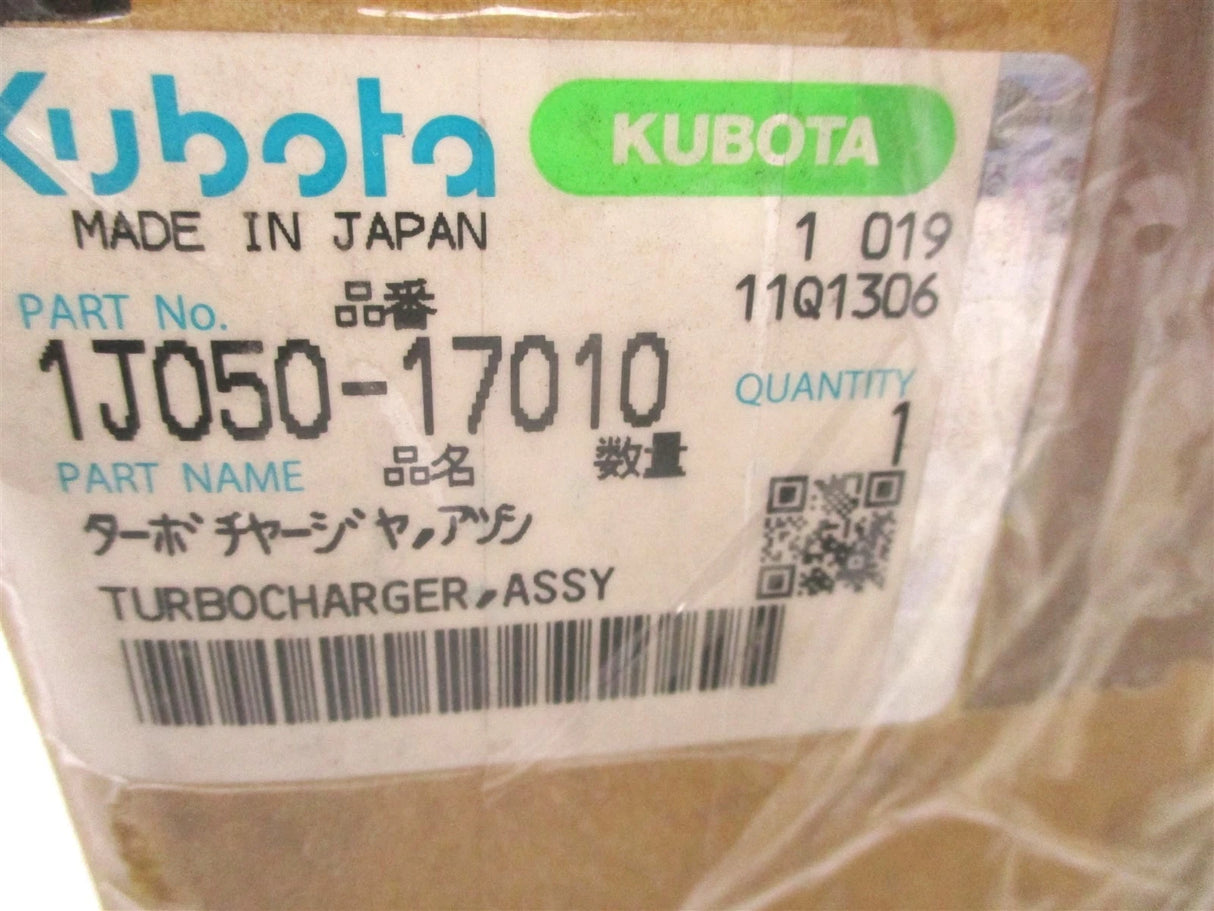 1J050-17010 Genuine Kubota Turbocharger Assy