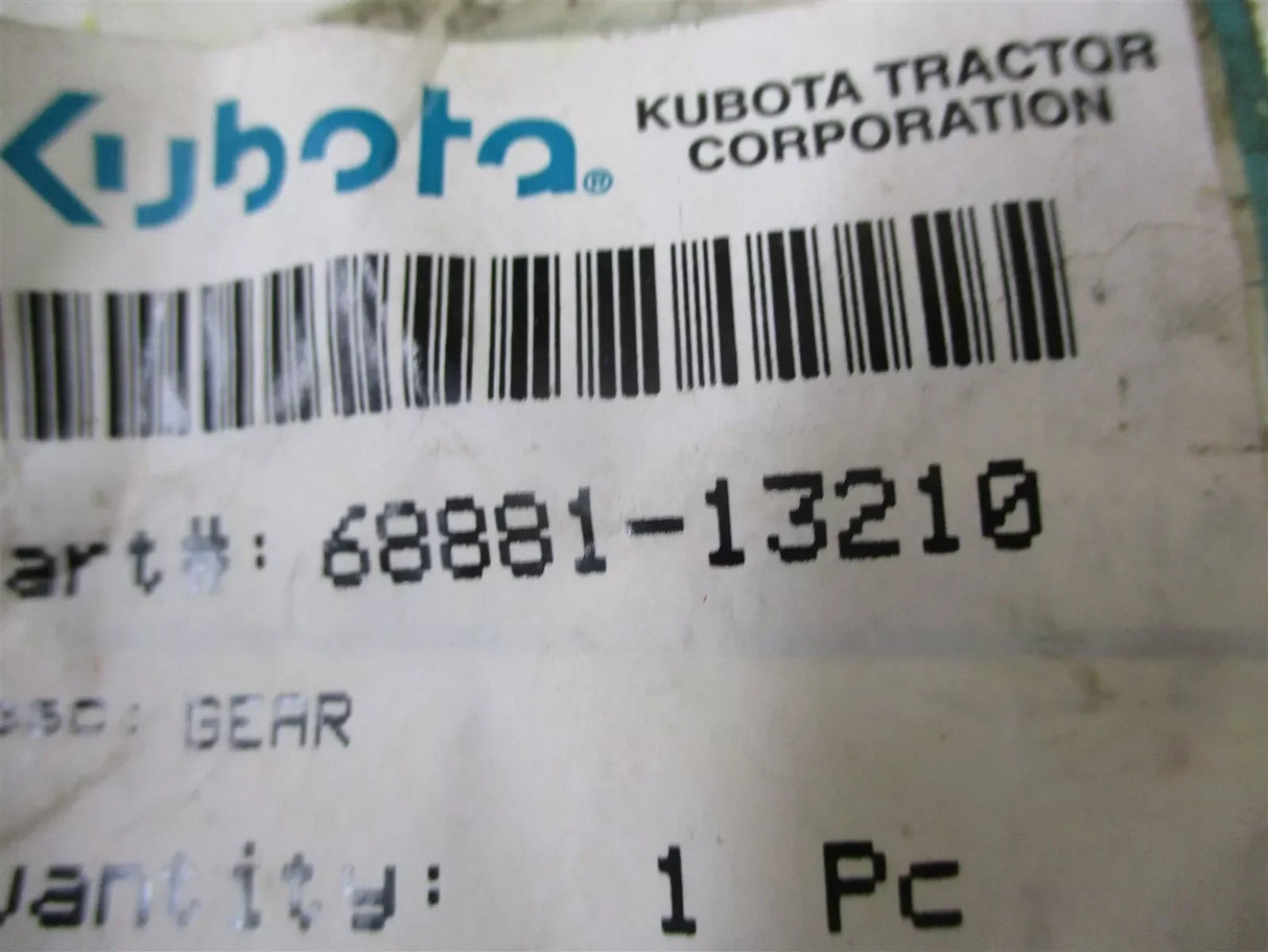68881-13210 Kubota Reduction Gear - Truck To Trailer