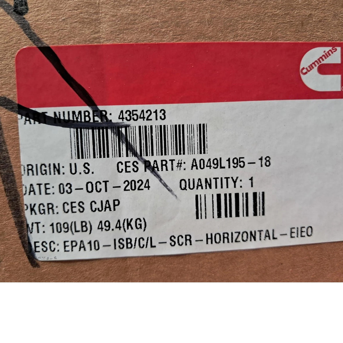 4354213 Genuine Cummins Aftertreatment Device – Truck To Trailer