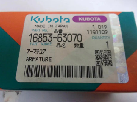 16853-63070 Kubota Armature - Truck To Trailer