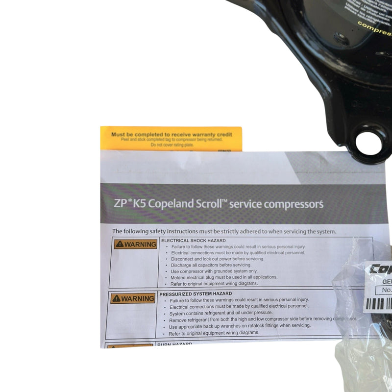ZP42K5EPFV830 Genuine Copeland Scroll Compressor