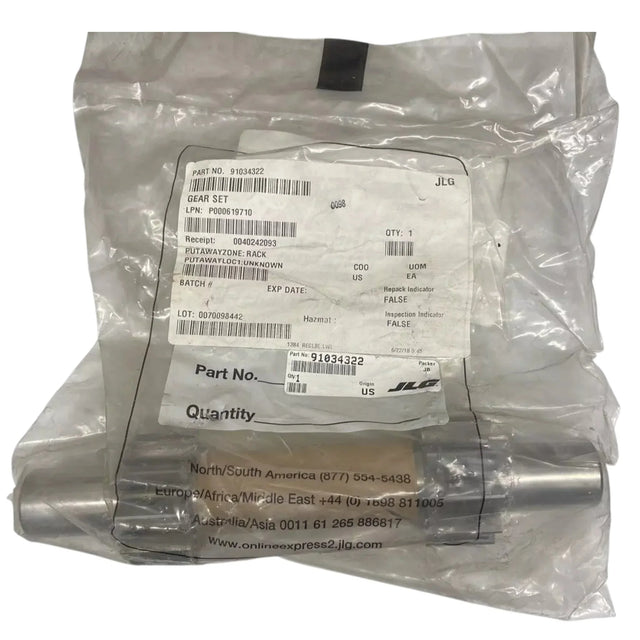 91034322 JLG Gear Set - Truck To Trailer