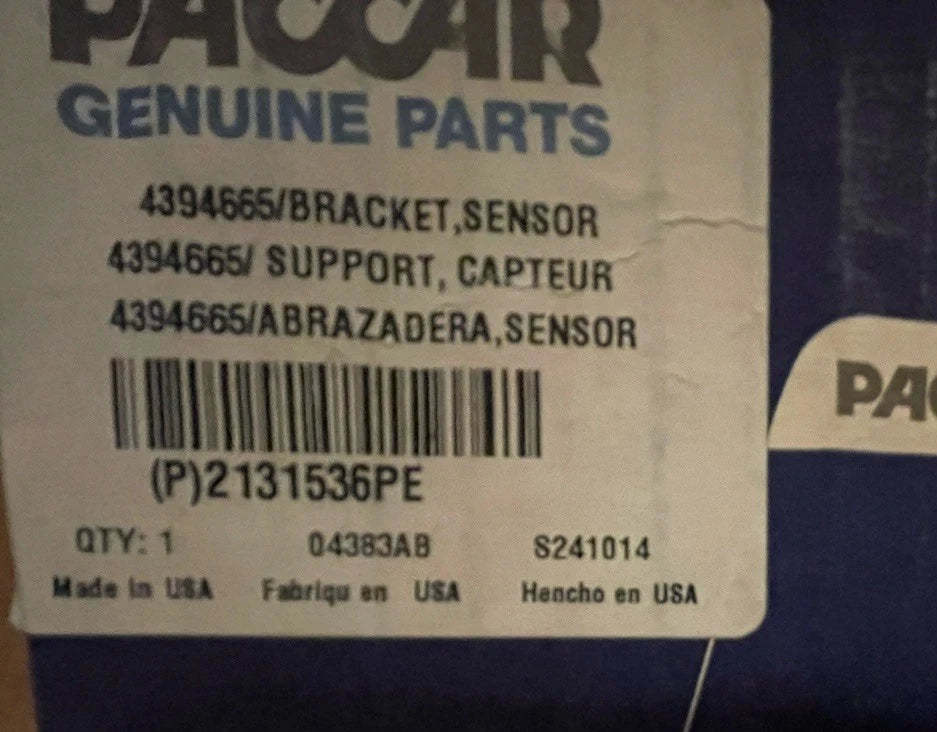 2131536PE Genuine Paccar Sensor Bracket