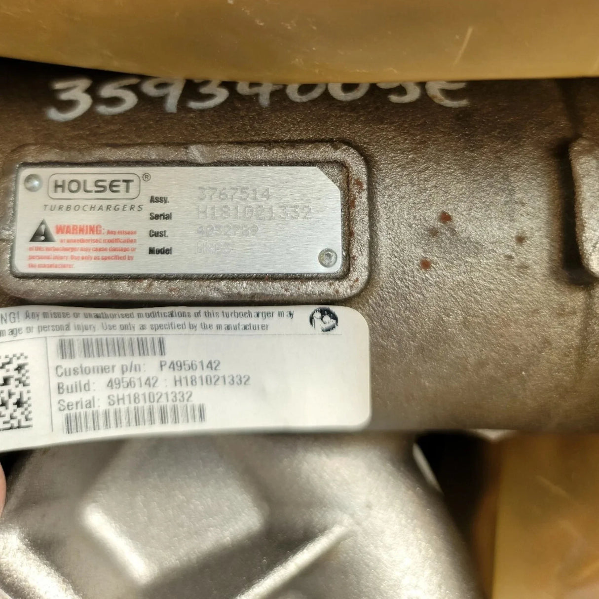 4956142 Genuine Cummins Turbocharger Kit - Truck To Trailer