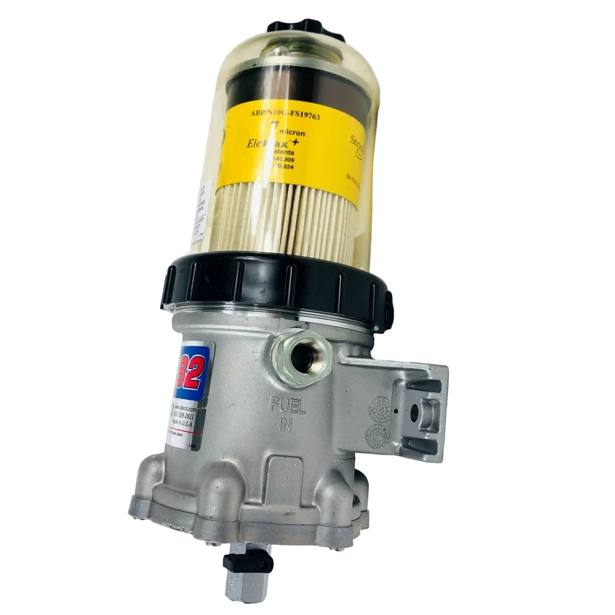 382950FTLS07 Genuine Davco Filter System, Fuel Water Separator