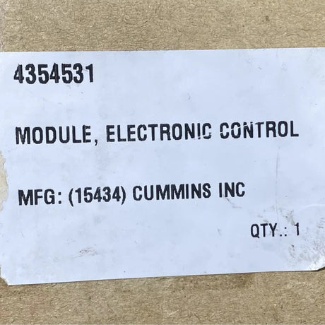 4354531 Cummins Electronic Control Module - Truck To Trailer