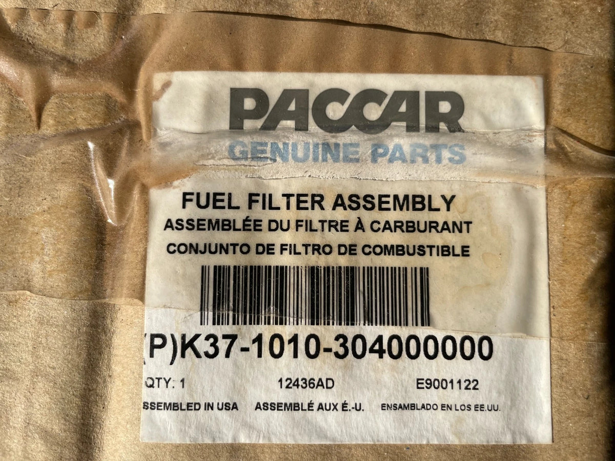 K37-1010-304000000 Genuine Paccar Fuel Filter Assembly