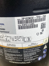 ZP103KCETFD250 Genuine Copeland Scroll Compressor