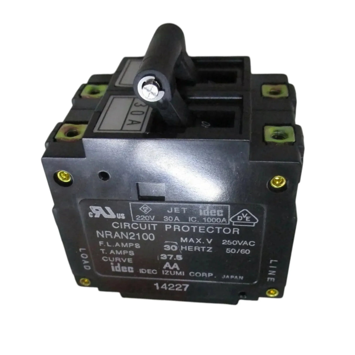 G3736-03630 Kubota Cenerator Circuit Breaker - Truck To Trailer