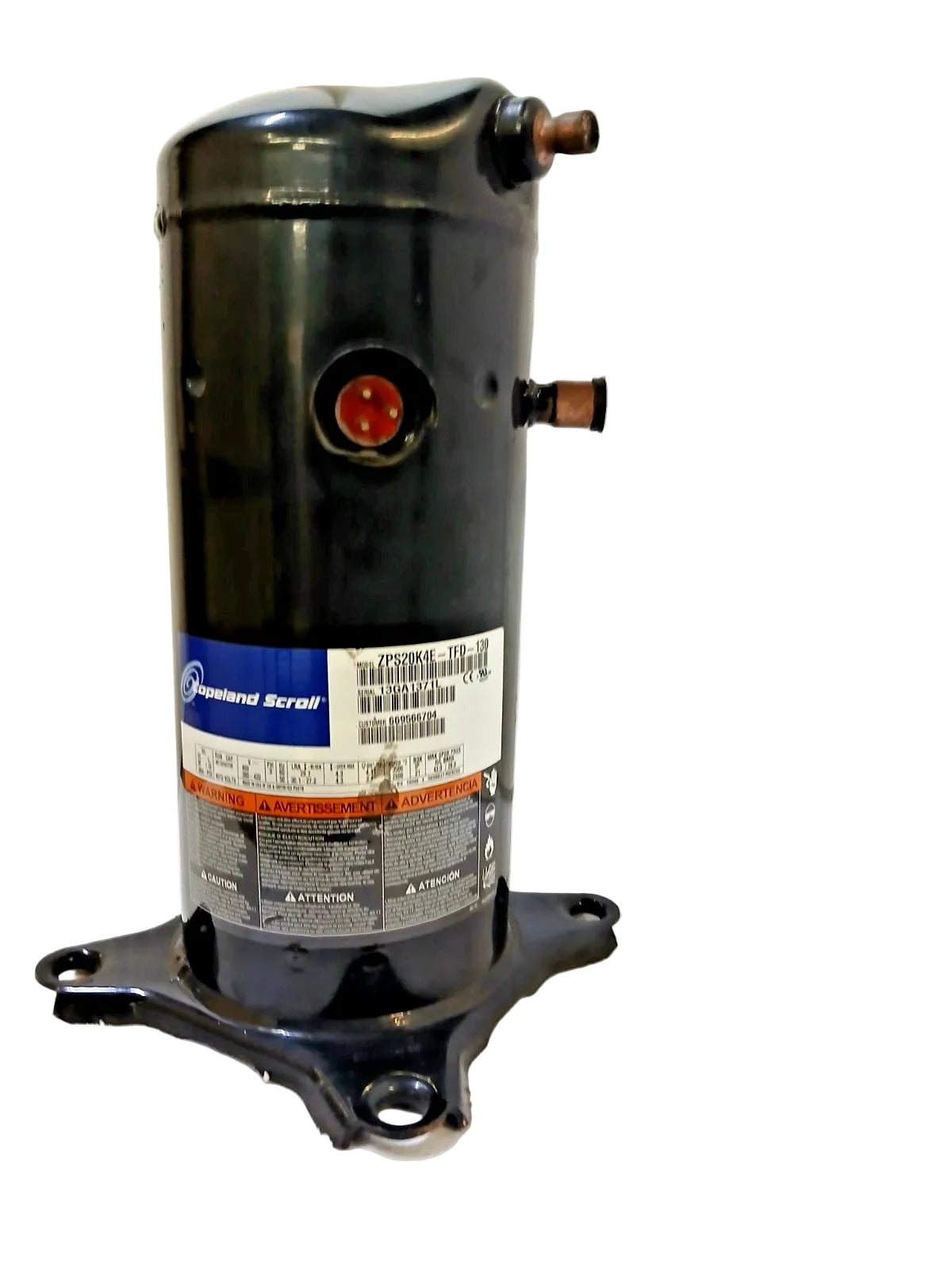 ZPS20K4E-TFD-130 Genuiene Copeland Scroll Compressor