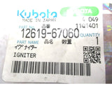 12619-67060 Kubota Igniter - Truck To Trailer
