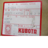 68811-14950 Kubota Gear Hydraulic Pump - Truck To Trailer