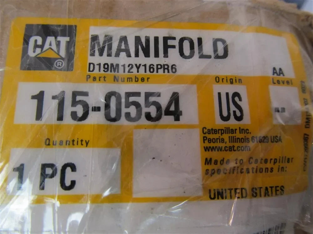 115-0554 Genuine Caterpillar Intermediate Exhaust Manifold - Truck To Trailer