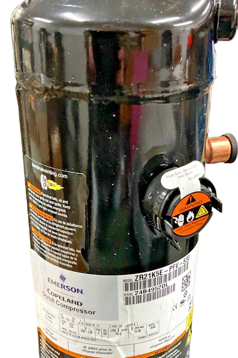 ZR21K5E-PFV-830 Genuine Copeland Scroll Compressor