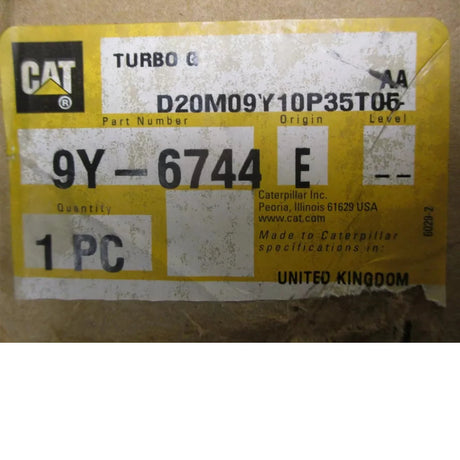9Y-6744 Caterpillar Turbocharger Fits - Truck To Trailer