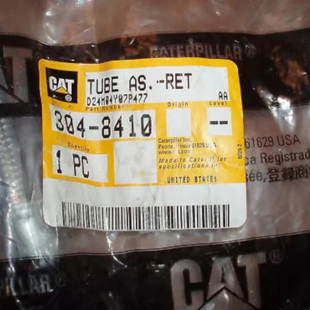 304-8410 Caterpillar Tube Assembly - Truck To Trailer
