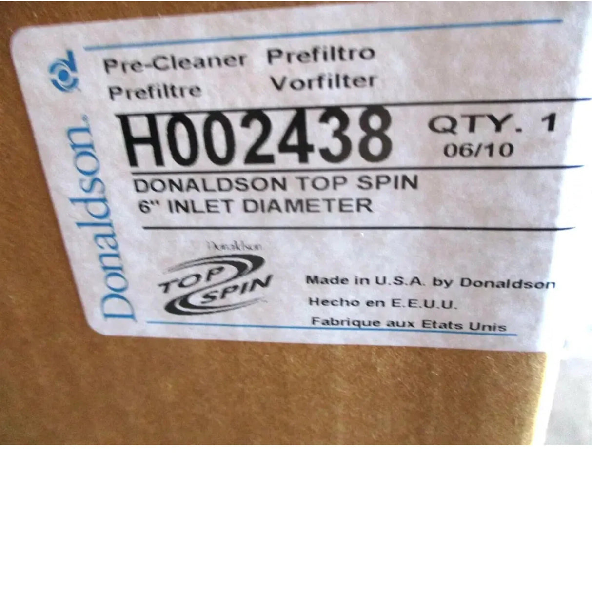 H002438 Donaldson Engine Air Intake Pre-Cleaner Assembly - Truck To Trailer