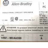1492-MCAA330 Allen Bradley Industrial Circuit Breaker 3 Pole 30 Amp - Truck To Trailer