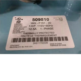 509810 Little Giant Head Cast Iron Body Grinder Pump 1 HP 115VAC 51 Ft Max - Truck To Trailer