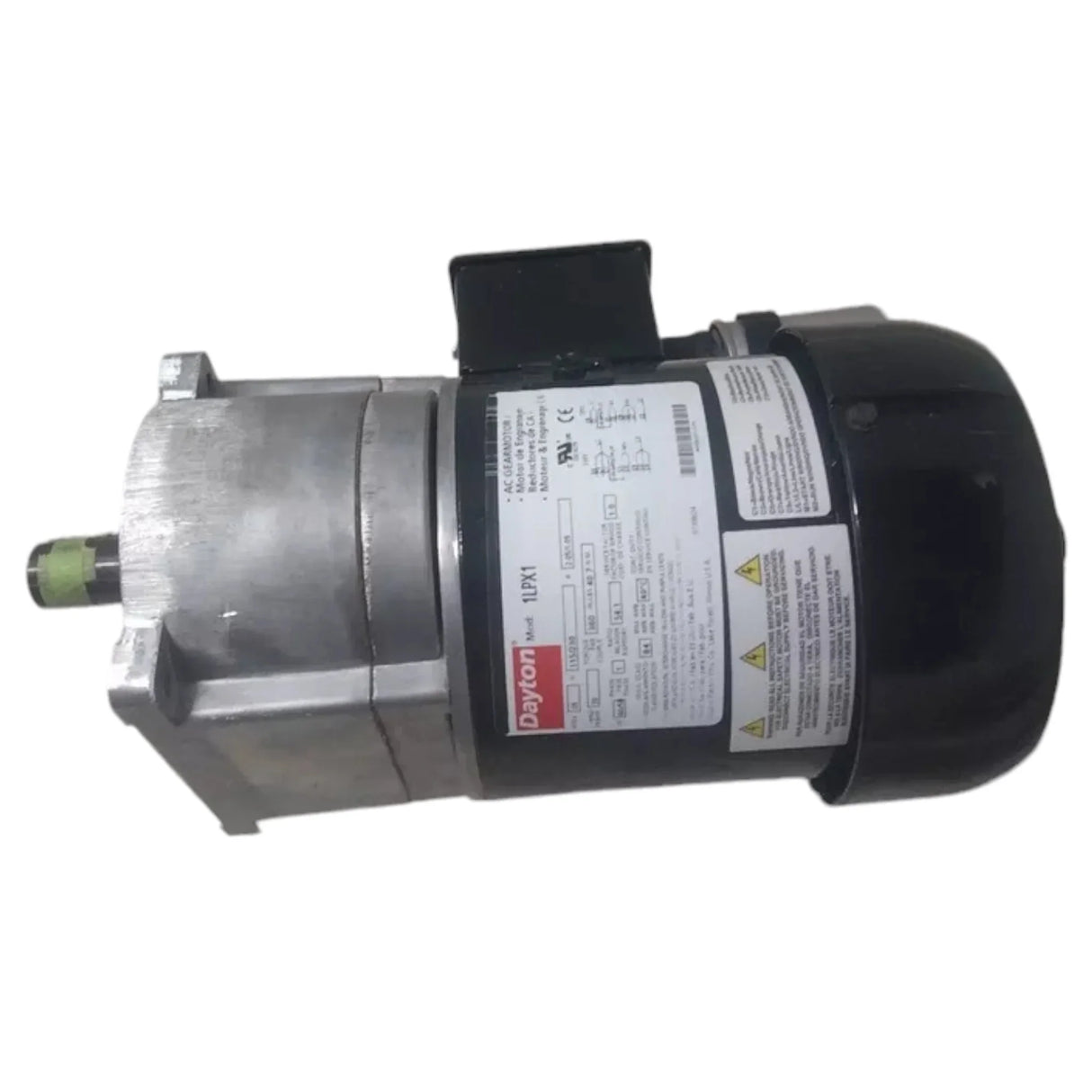 1LPX1 Dayton Max Torque AC Gearmotor 0.2 Input HP 30 RPM 115/230VAC - Truck To Trailer