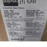 1LPX1 Dayton Max Torque AC Gearmotor 0.2 Input HP 30 RPM 115/230VAC - Truck To Trailer