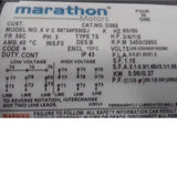 056T34F5302 Marathon Motors General Purpose Motor 3/4 HP 3450 RPM 208-230/460VAC - Truck To Trailer
