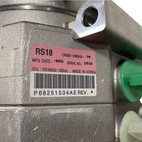 68251534AE Mopar A/C Compressor - Truck To Trailer