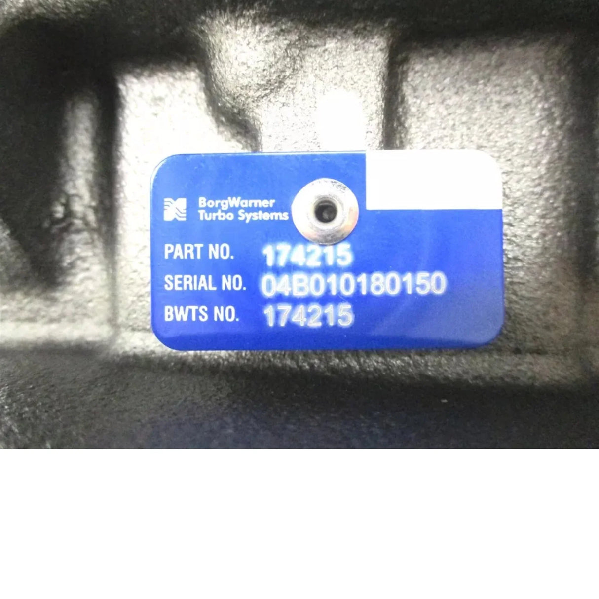 174215 Borg Warner CHRA Cartidge - Truck To Trailer