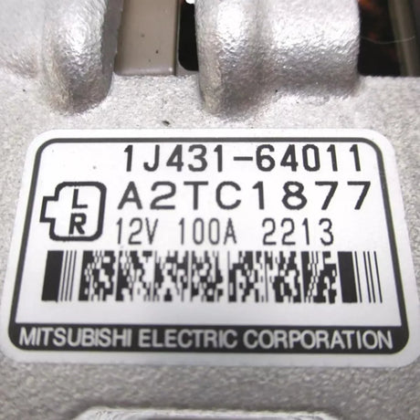 1J431-64010 Kubota Alternator 12V 100AMP - Truck To Trailer