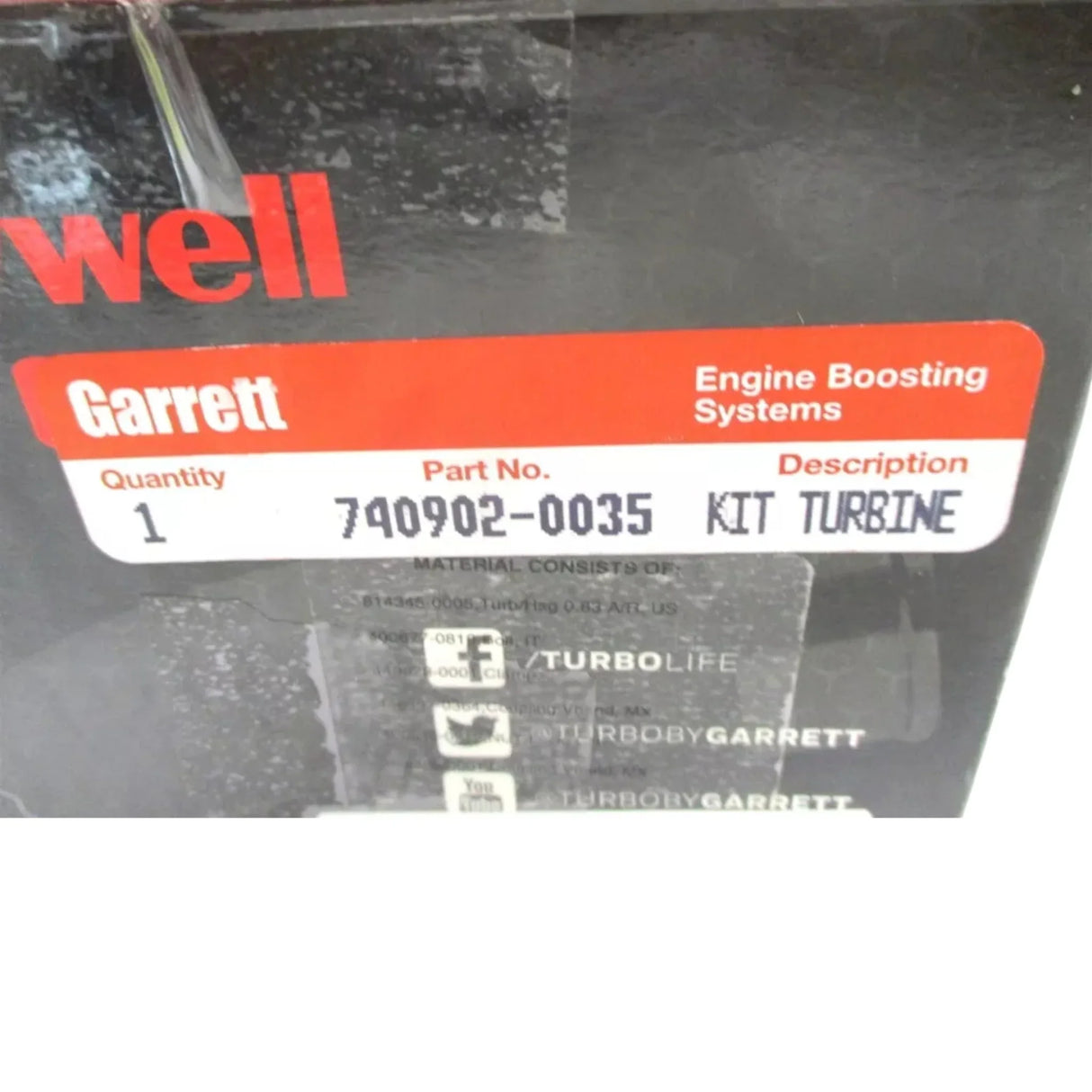 856801-5017S Garrett Turbo Assembly Kit GTX3071R 0.83 A/R GEN 2 - Truck To Trailer