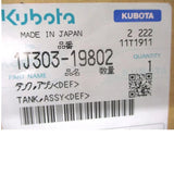 1J303-19802 Genuine Kubota Def Tank/Sensor Assembly 18"