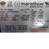 145TTFR16362 Marathon Motors Brake Motor 2 HP 1745 RPM 230/460VAC 3-Phase - Truck To Trailer