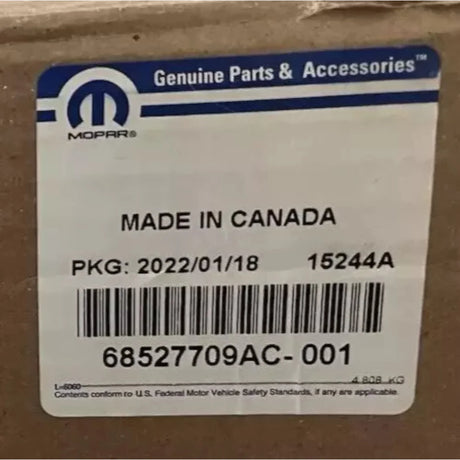 68527709AC Genuine Mopar Trailer Surround Camera Kit - Truck To Trailer