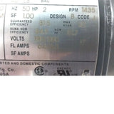 2NKY3A Dayton General Purpose Motor 2 HP 1750 RPM 230/460VAC 3-Phase - Truck To Trailer